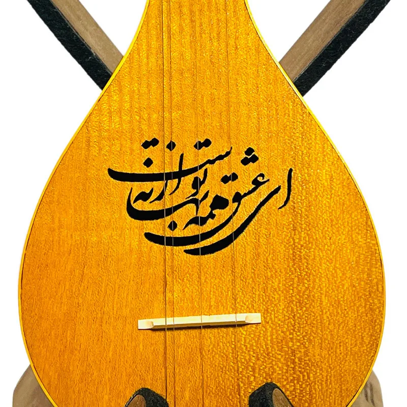سه‌تار باروک مدل سه مهر طرح ای عشق